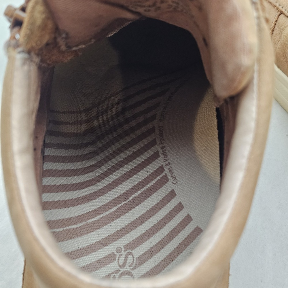 Taos Winner High Top Sneakers Womens 9.5 US Brown Leather Lace Up Casual - Picture 10 of 10
